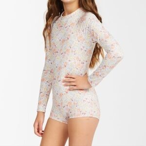 Billabong Floral Sweet Dreamer Long Sleeved Swimsuit